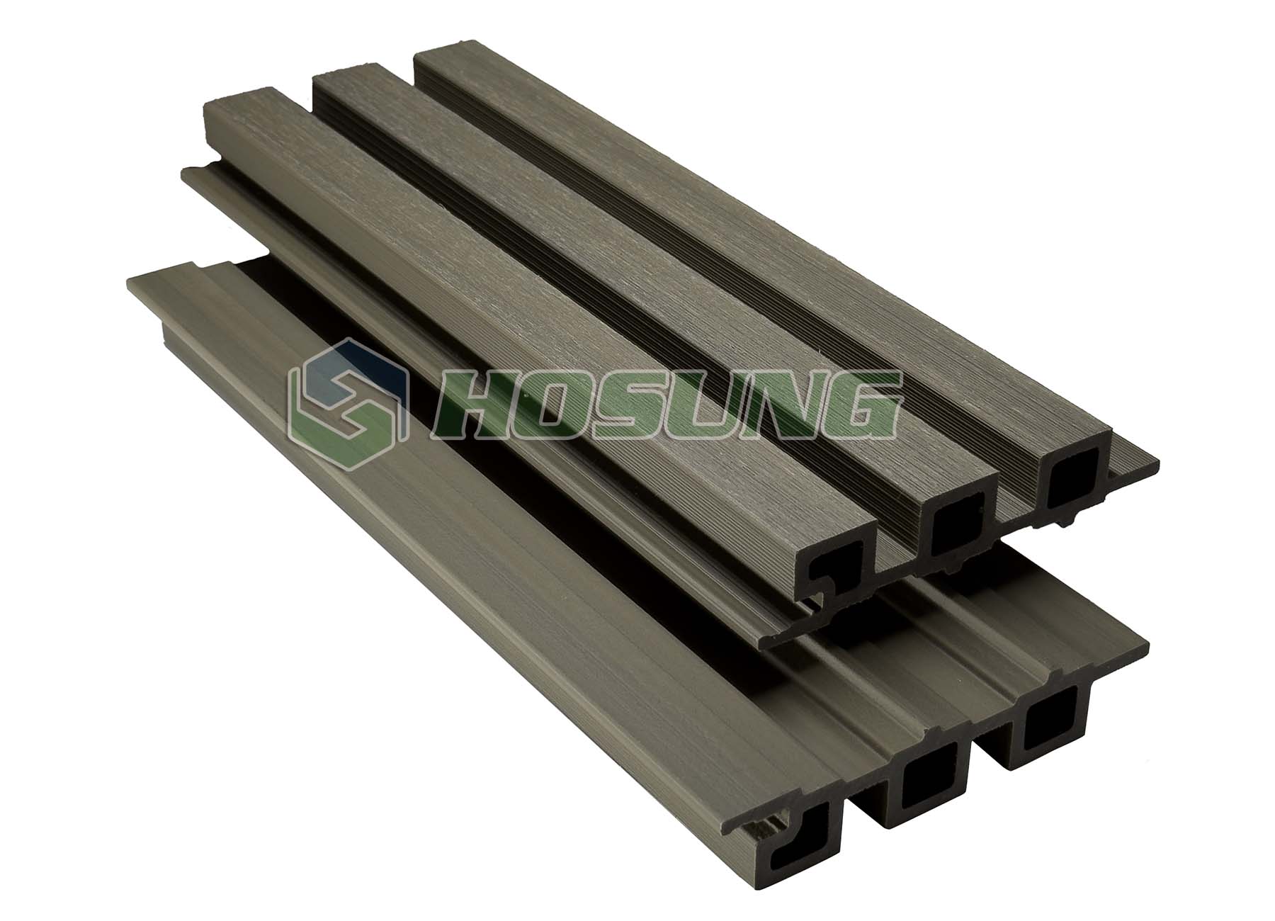 Antique - Co-extrusion WPC Fluted Panel - HOSUNG WPC Composite Hosung®- HS128K25 Antique