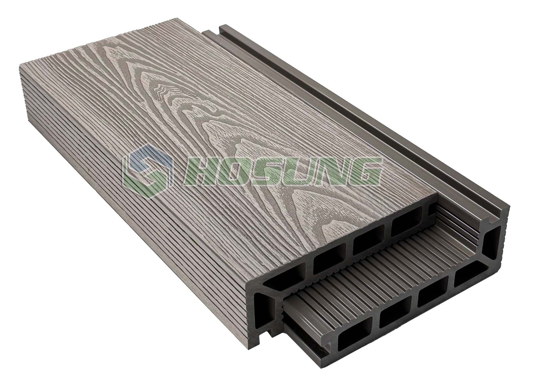 FW140LK50 OAK - WPC Decking Step Board - HOSUNG WPC Composite Hosung®- FW140LK50 OAK