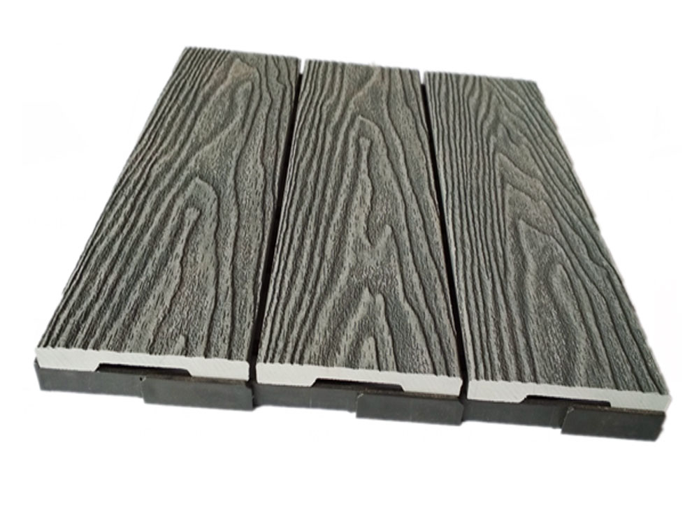 FWDT300S300 Silver Grey - DIY Decking Tiles - HOSUNG WPC Composite FWDT300S300-Silver-Grey