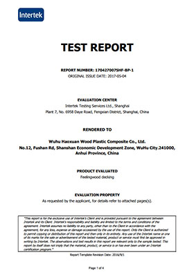 hosung certificate 5 - HOSUNG WPC Composite