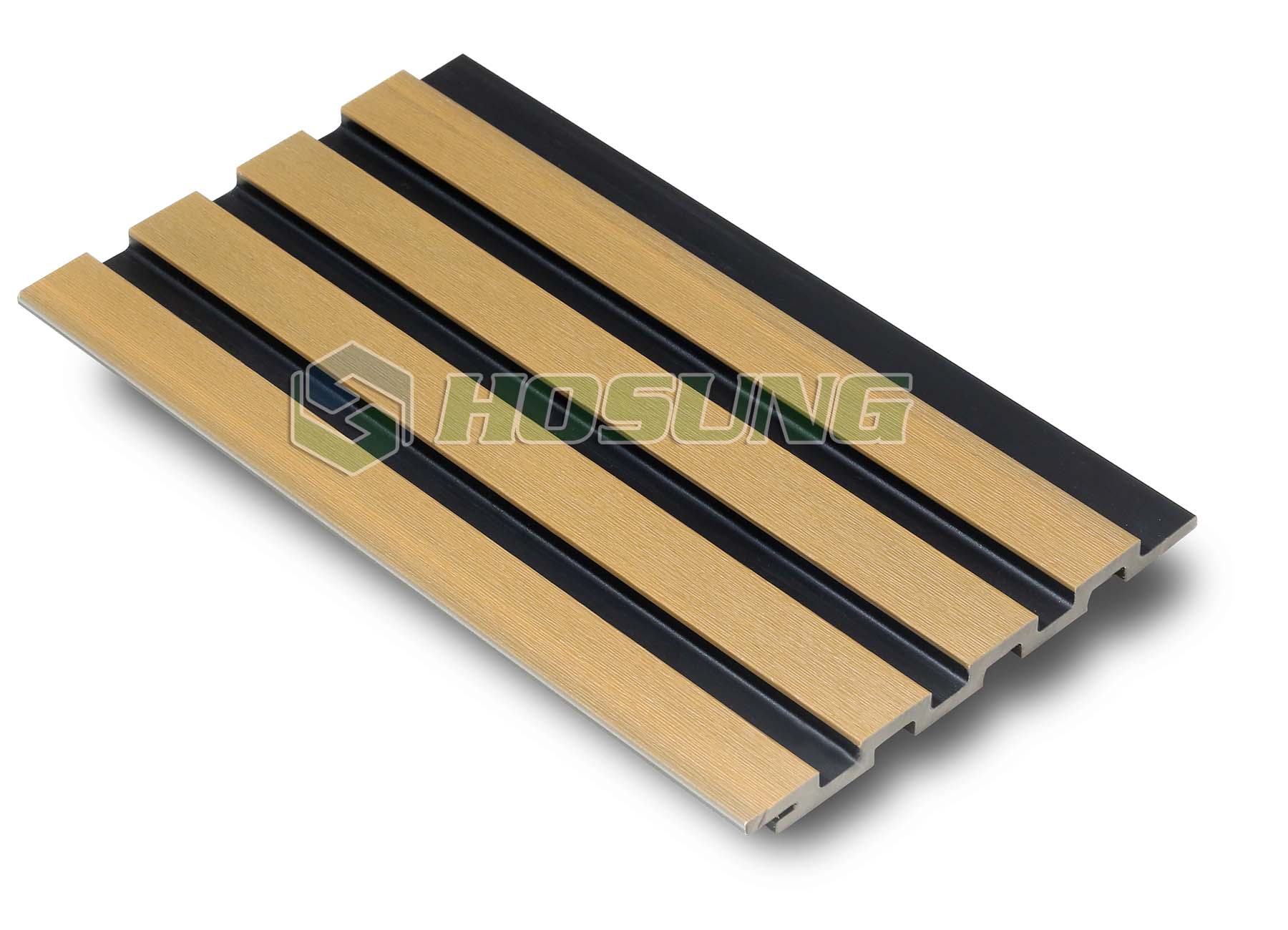 HS177S13 Beige - Co-extrusion WPC Fluted Panel - HOSUNG WPC Composite Hosung®- HS177S13 Beige