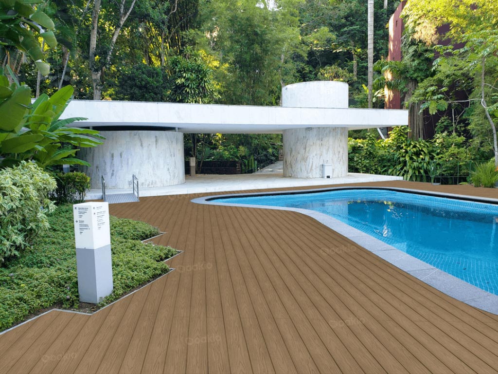 slip resistant composite decking