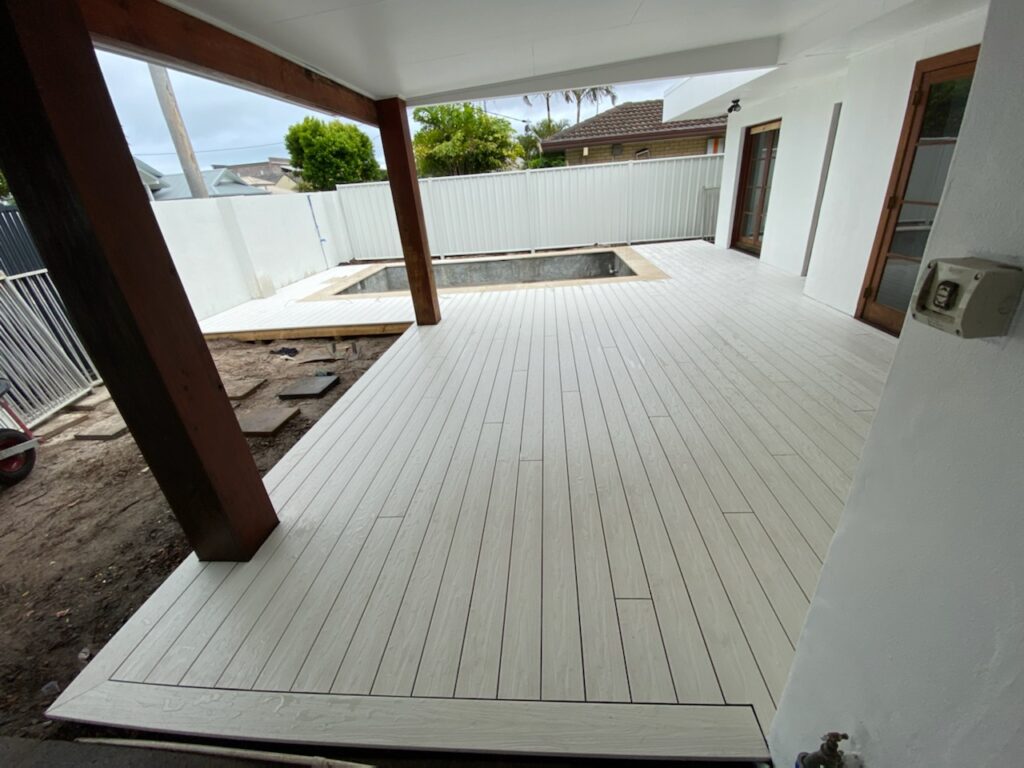 average cost of decking per square metre australia