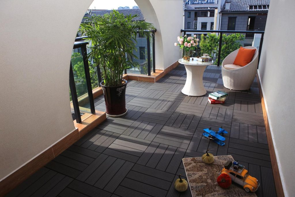 China WPC Industry composite decking for balcony