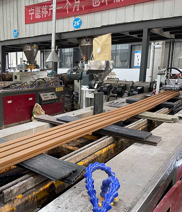 WPC fluted panel Manufacturer Hosung