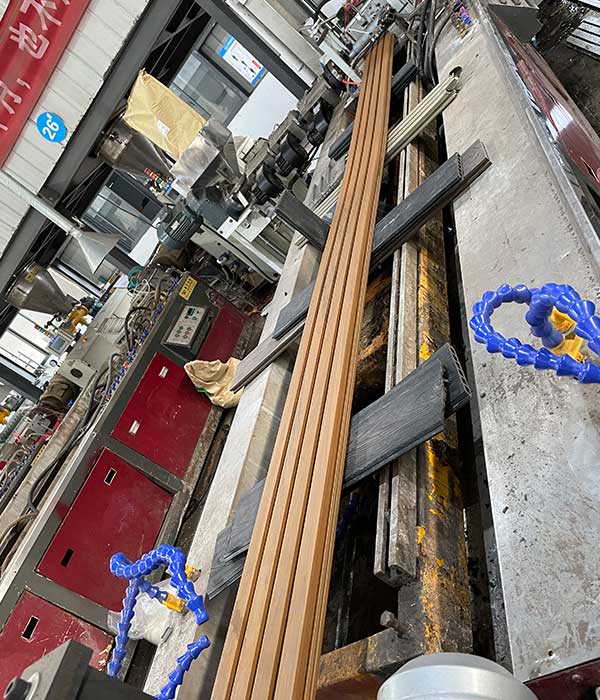 WPC fluted panel Manufacturer Factory7 - HOSUNG WPC Composite