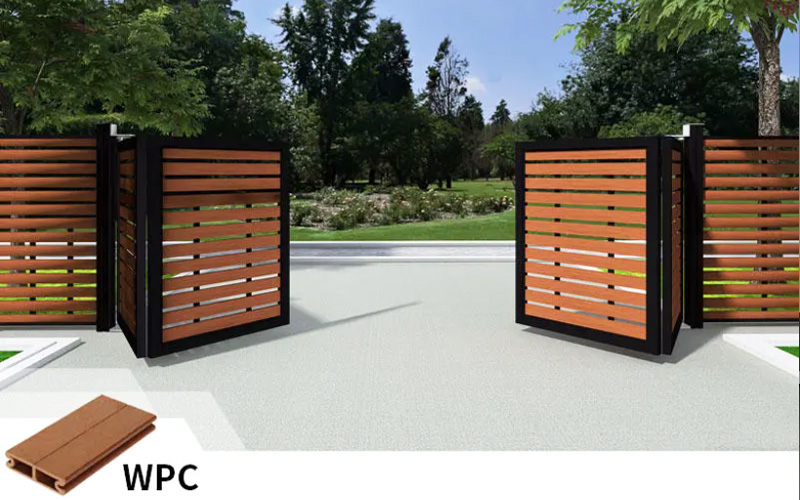 WPC planks for gates from Hosung