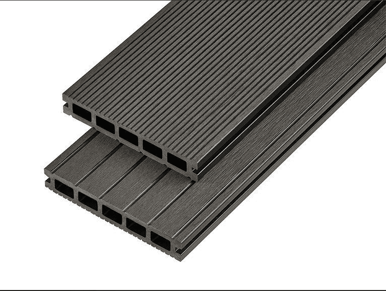 hollow composite decking