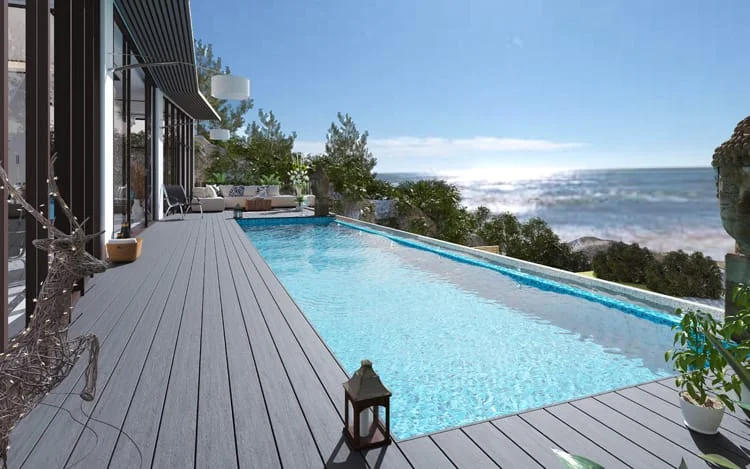 best composite decking for pool area