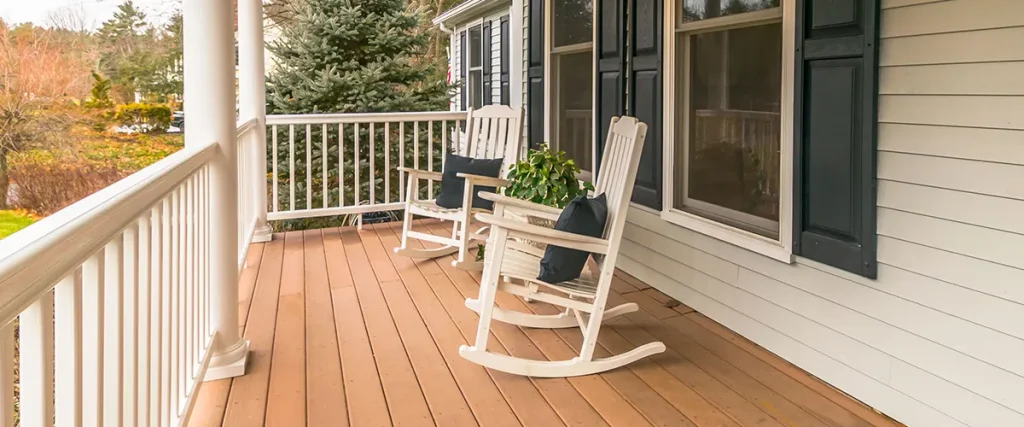 front porch composite decking